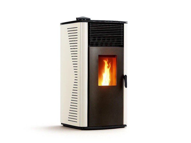 Sannover Pelletofen Anita 12,2 kW Weiß