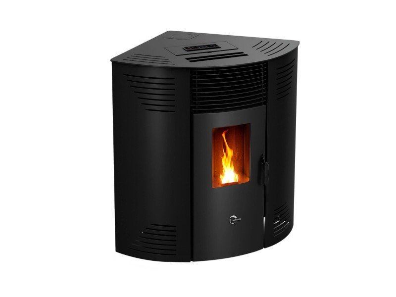 Sannover Eck-Pelletofen Iseos 12,2 kW Schwarz
