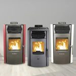 SCHENGER Pelletofen HP51 Rot 8,8kW A+ Vollautomatisch WIFI+ECO+TIMER