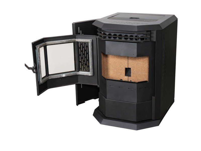 SCHENGER Pelletofen HLP3602 Schwarz 9,3kW A++ Vollautomatisch WIFI+ECO+TIMER