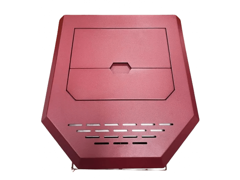 SCHENGER Pelletofen HLP3602 Rot 9,3kW A++ Vollautomatisch WIFI+ECO+TIMER