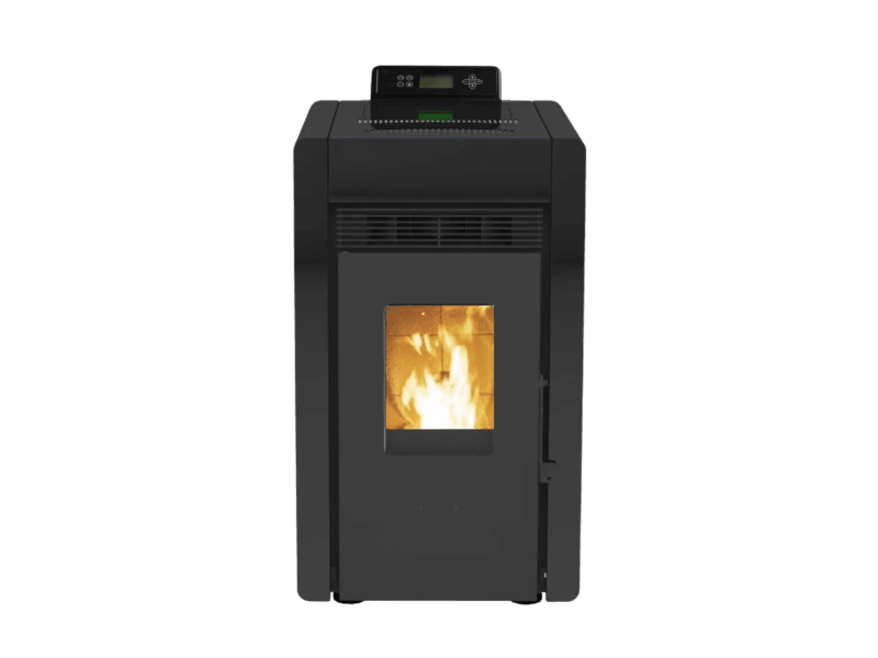 SCHENGER Pelletofen HLP3402 Schwarz A++ 5,5kW Vollautomatisch+WIFI+Eco Modus