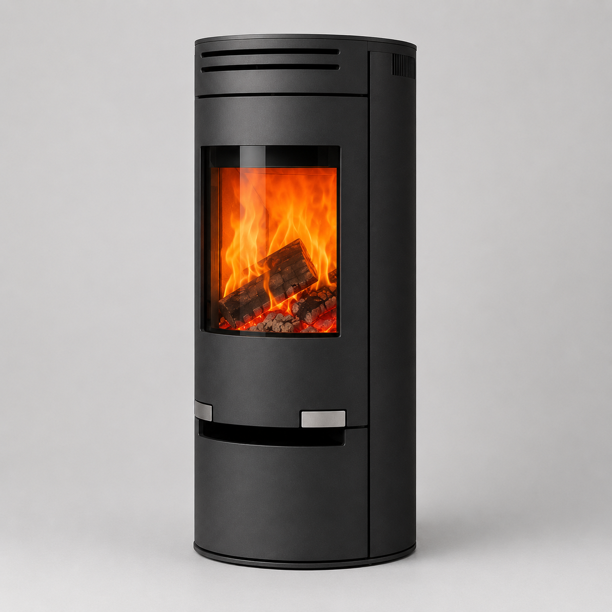 Aduro 17 Kaminofen Stahl Schwarz 7 kW mit Automatik