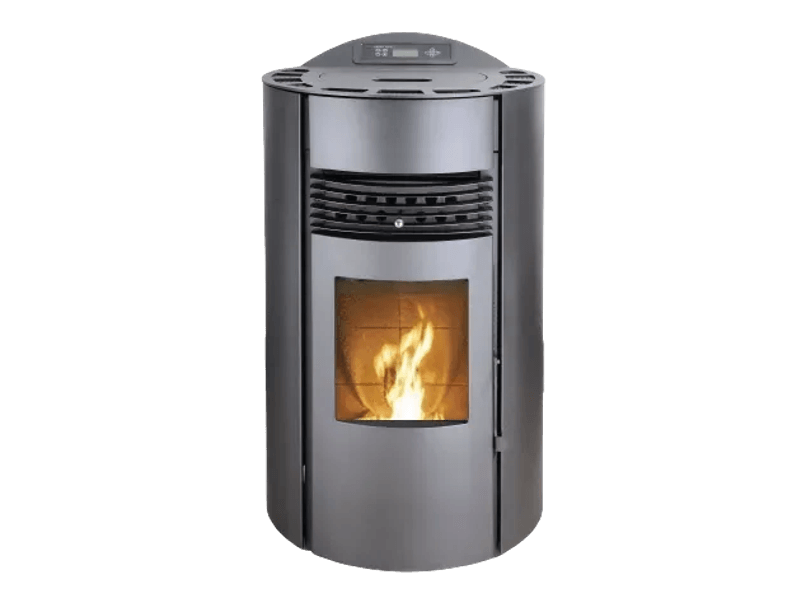 SCHENGER Pelletofen HP51-R Schwarz 8,8 kW A+ Vollautomatisch WIFI+ECO+TIMER