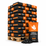 Heizfuxx Grillholzkohle in Gastro-Qualität 10kg x 36 Sack 360kg Palette