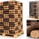 Woodstock Pressholzbriketts – Palette mit 8 × 84 Briketts – hohe Heizleistung