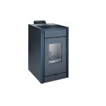 SCHENGER Pelletofen HP07 Schwarz 8 kW A++ Vollautomatisch WIFI+ECO+TIMER