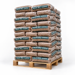 Valboval Holzpellets – 65 × 15 kg Palette (975 kg) – 100 % Nadelholz, DINplus