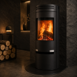 Aduro 17 Kaminofen Stahl Schwarz 7 kW mit Automatik