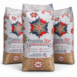 Proxima Star Holzpellets – 66 × 15 kg Palette – 100 % Nadelholz