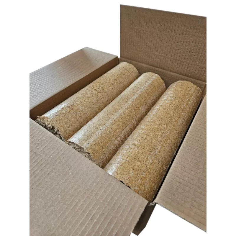 Woodstock Holzbriketts – 2 Paletten – je 104 Pakete mit 5 Briketts – gebrauchsfertig