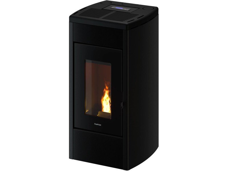 Freepoint Pelletofen Duke Stahl Anthrazit 14 kW mit Automatik