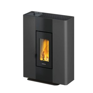 Freepoint Pelletofen Roxy Stahl Anthrazit 7 kW