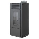 Rowi Pelletofen Stahl Schwarz 8,7 kW
