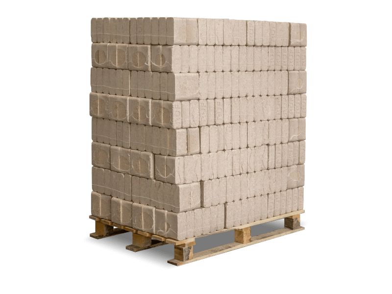 Heizfuxx RUF Original Red Holzbriketts Hartholz 10kg x 96 Gebinde 960kg Palette