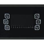 Justus Pelletofen Sia Stahl Schwarz-Anthrazit 8 kW mit Automatik
