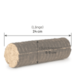 Heizfuxx Nestro M Holzbriketts Hartholz im Karton 12kg x 2 Karton 24kg