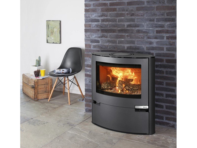 Aduro 15 Kaminofen Stahl Schwarz 6,5 kW mit Automatik