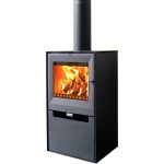 Aduro 14 Kaminofen Stahl Schwarz 6,5 kW mit Automatik