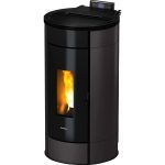 Freepoint Pelletofen Globe Stahl Anthrazit 10,5 kW mit Automatik