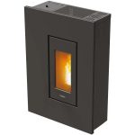 PEGASO Pelletofen Madison Stahl Anthrazit 5,3 kW mit Automatik