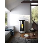 Freepoint Pelletofen Globe Stahl Weiß 10,5 kW mit Automatik
