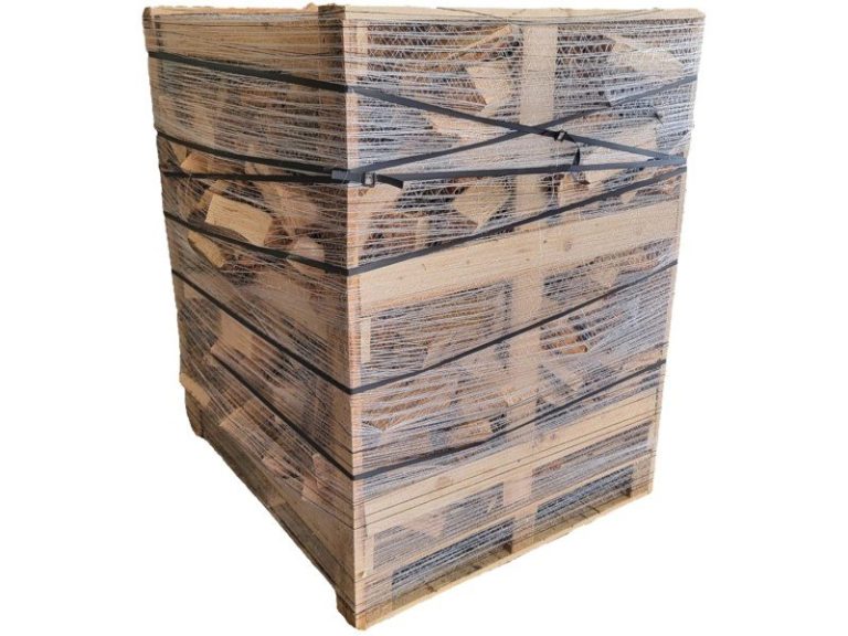 Kaminholz 25 cm Gestapelt und Trocken 160 cm x 125 cm x 125 cm