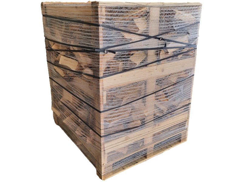 Kaminholz 25 cm Gestapelt und Trocken 160 cm x 125 cm x 125 cm