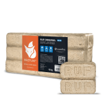 Heizfuxx RUF Original Blue Holzbriketts Nadelholz 10kg x 96 Gebinde 960kg Palette