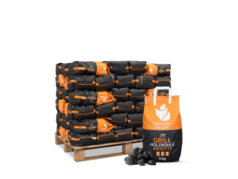 Heizfuxx Grillbriketts 5kg x 60 Sack 300kg 60er Palette