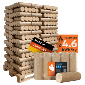 Heizfuxx Nestro XL Blue Holzbriketts Nadelholz 10kg x 96 Gebinde 960kg Palette