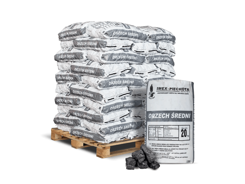 ANMAG Steinkohle 25–60 mm 20kg x 50 Sack 1000kg Palette