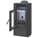 Rowi Pelletofen Stahl Schwarz 7,7 kW