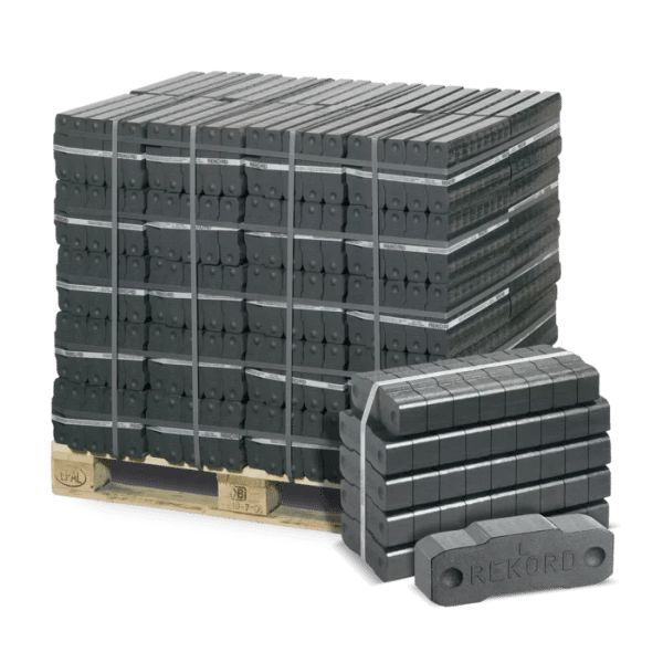 Braunkohlebriketts 25–60 mm – 40 x 25 kg – REKORD