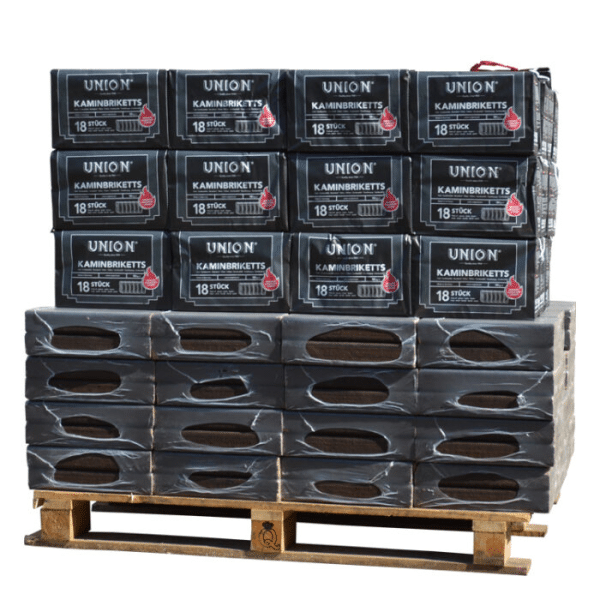 Mischbrennstoff: Pinikay Eichenholzbriketts + Braunkohlebriketts – 930 kg