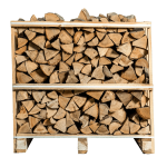 Kaminholzscheite 50 cm – Palette mit 1,5 Ster