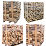 Kaminholzscheite 50 cm – Palette mit 1,5 Ster