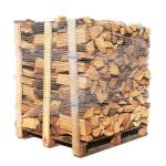 Kaminholz 40 cm – 4 Paletten – 2× Weißeiche und 2× Buche/Hainbuche – extra trocken